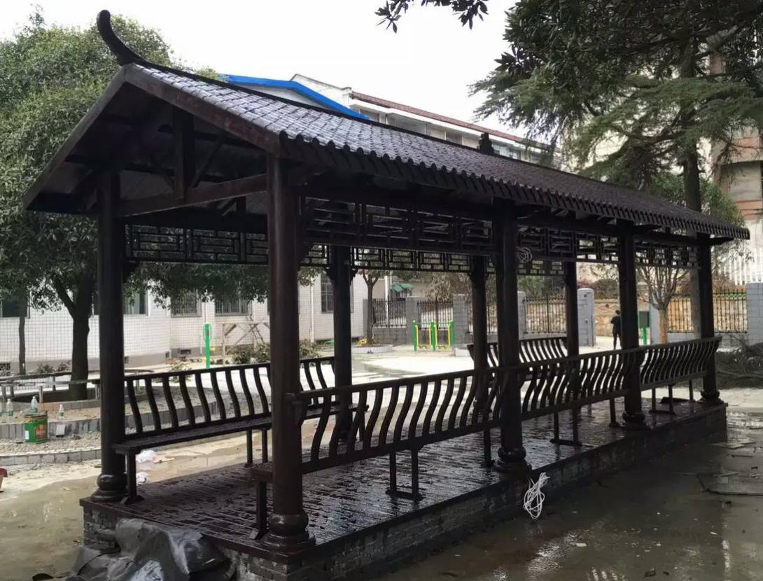 湖南防腐木廊道 湖南防腐木廊道