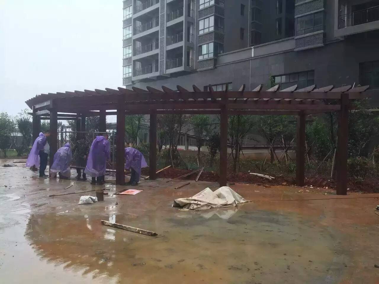 湖南防腐木花架 湖南防腐木花架