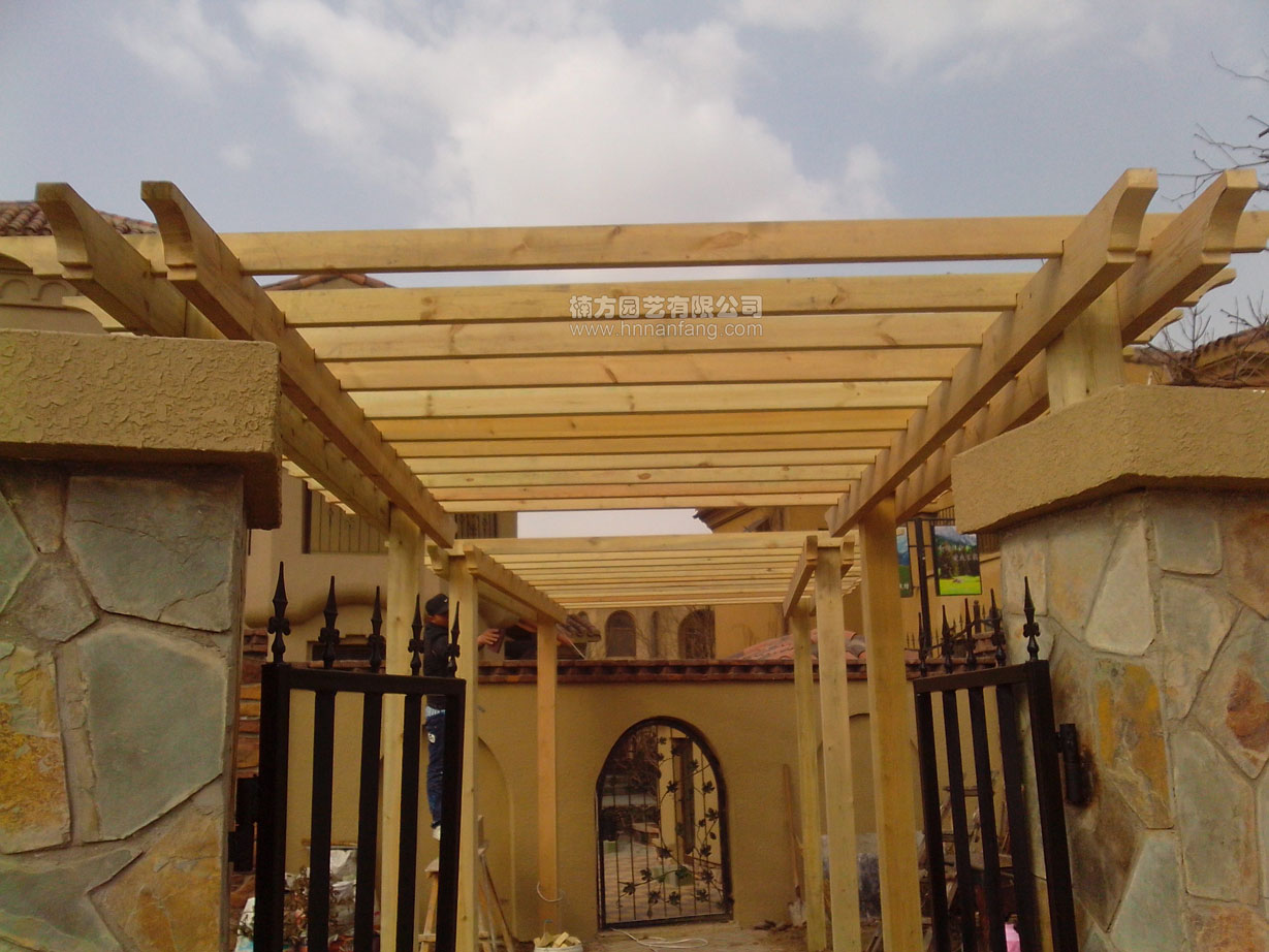 湖南防腐木花架 湖南防腐木花架