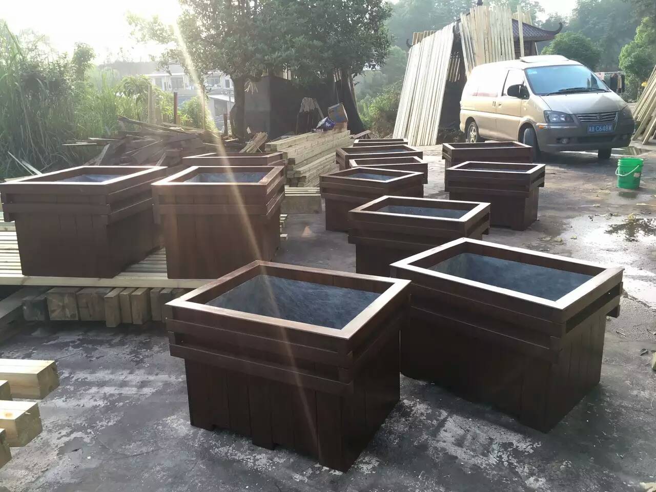 湖南防腐木花箱 湖南防腐木花箱