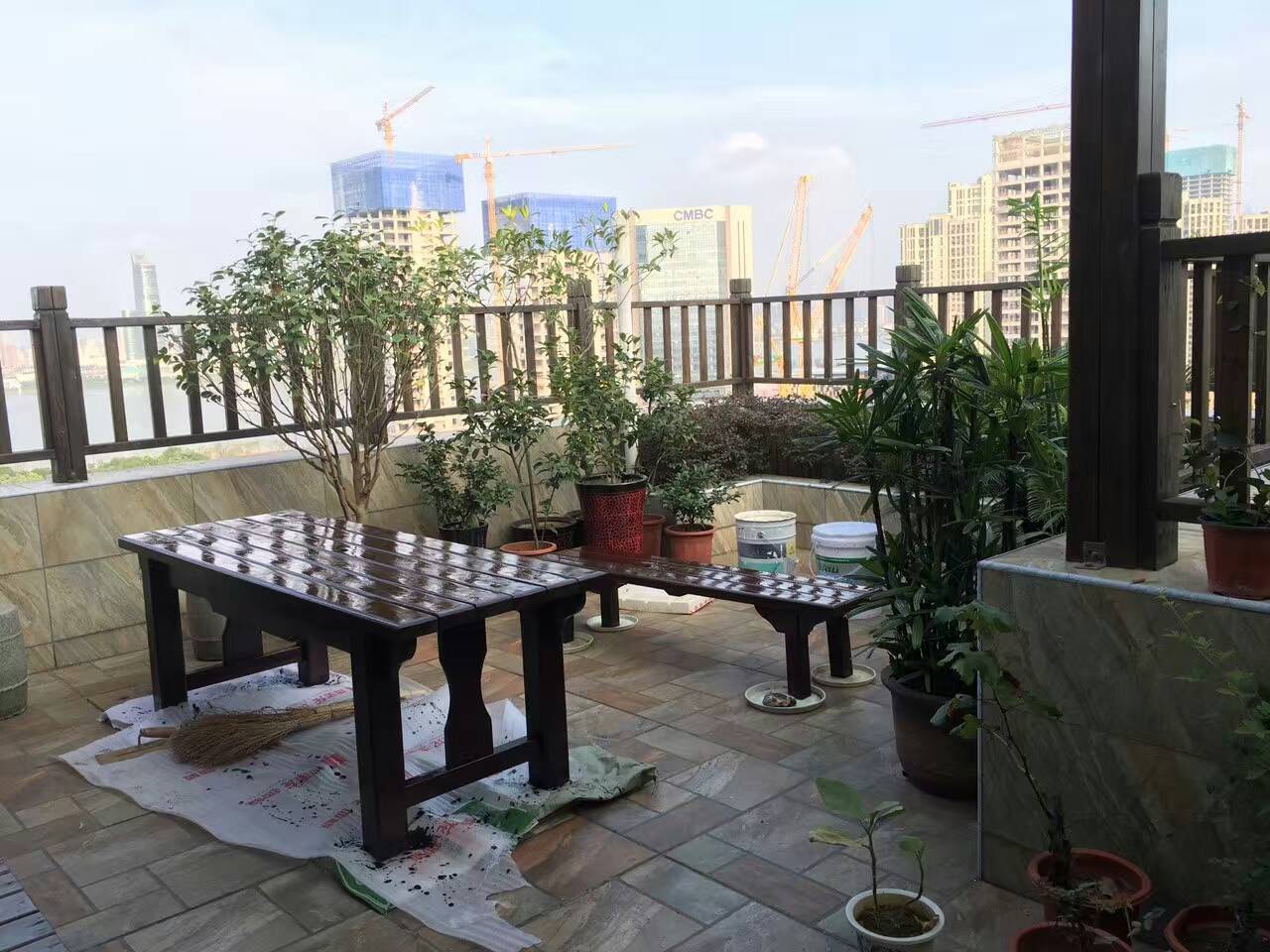 长沙防腐木桌椅 长沙防腐木桌椅