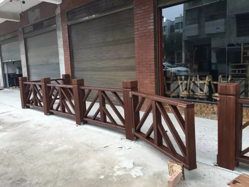 长沙防腐木栏杆 长沙防腐木栏杆