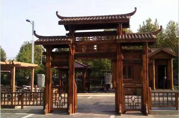 防腐木门楼,长沙防腐木 防腐木门楼,长沙防腐木