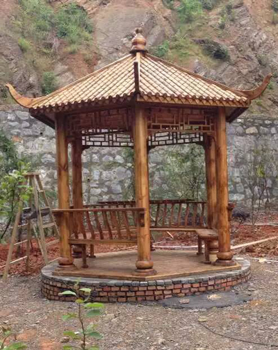 长沙防腐木凉亭 长沙防腐木凉亭