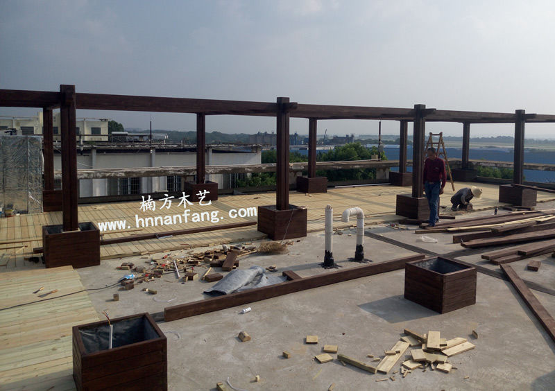 防腐木花架 防腐木花架