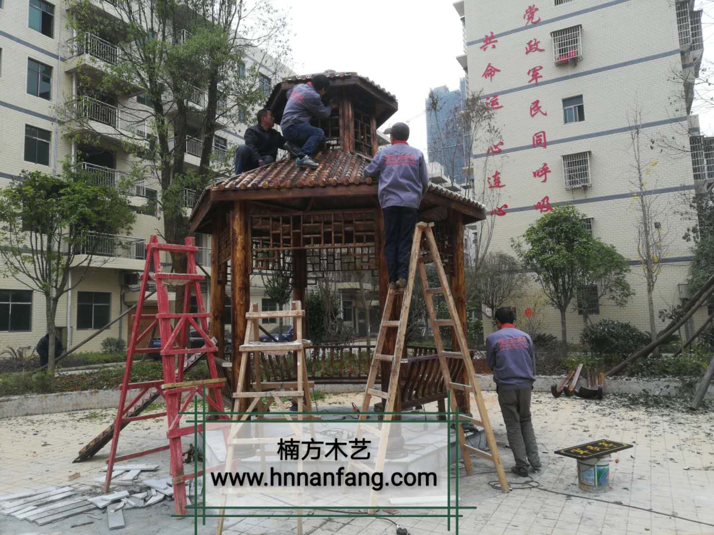 长沙防腐木凉亭 长沙防腐木凉亭