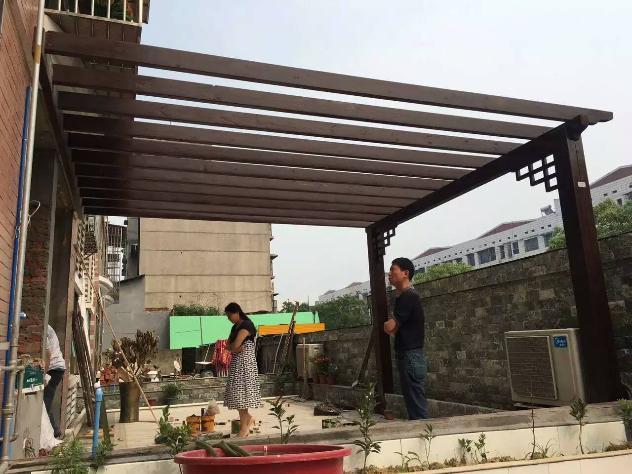 湖南防腐木花架 湖南防腐木花架