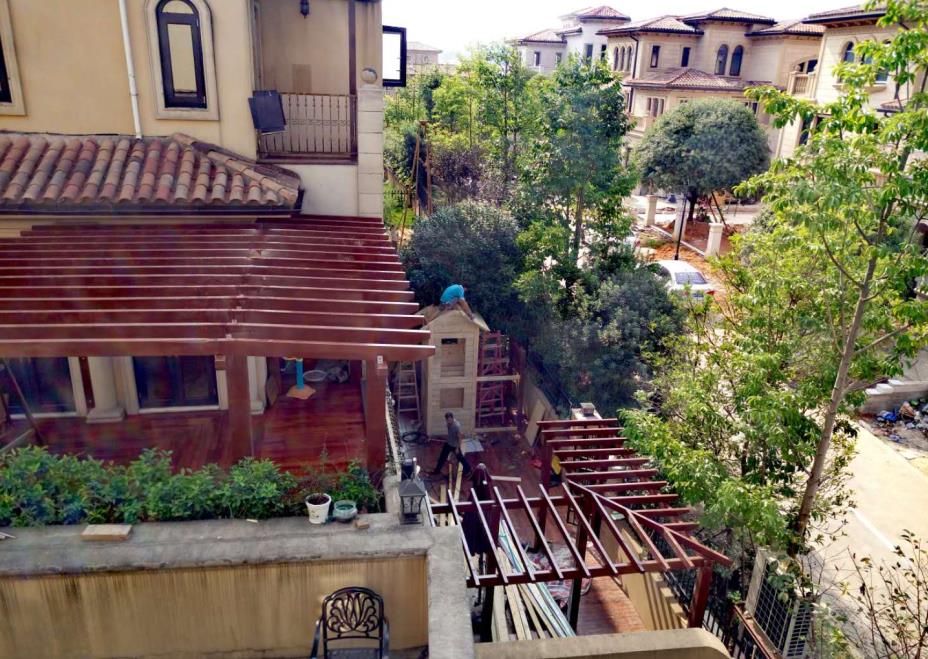 防腐木花架 防腐木花架