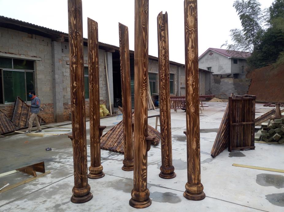 湖南碳化防腐木凉亭 湖南碳化防腐木凉亭